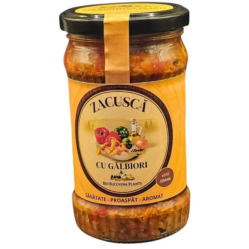 Zacuscă cu gălbiori - 310g