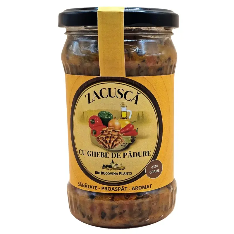 Zacuscă cu ghebe de pădure -310g