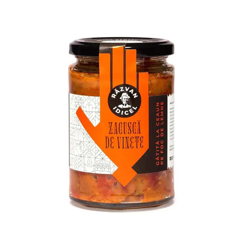Zacuscă de vinete la ceaun, Răzvan Idicel, 350g