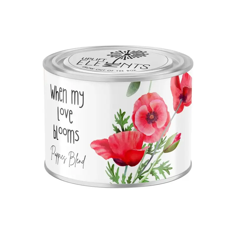 Zâmburi cu Grai | Kit de Grădinărit Urban „When my love blooms”, Maci
