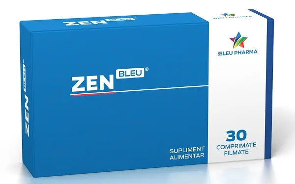 ZenBleu 30 comprimate filmate – Bleu Pharma - Relaxare zilnică