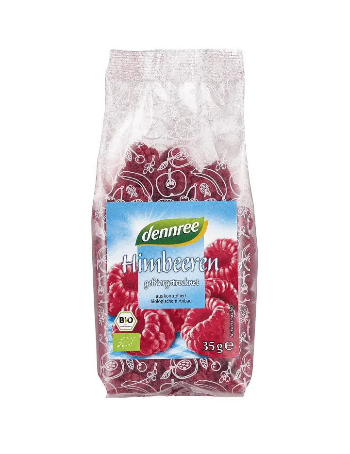 Zmeura Bio Liofilizata Intreaga Dennree 35 g