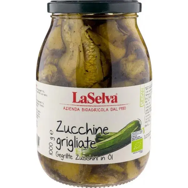 Zucchini  bio la gratar in ulei, 1kg LaSelva